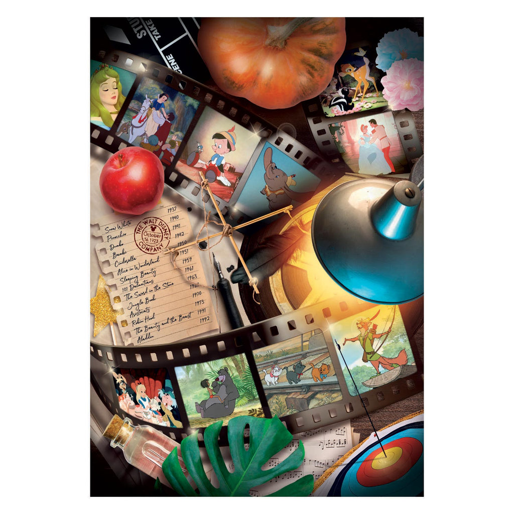 Clementoni Puzzle Disney 100 Jahre - Klassisch, 1000 Teile.