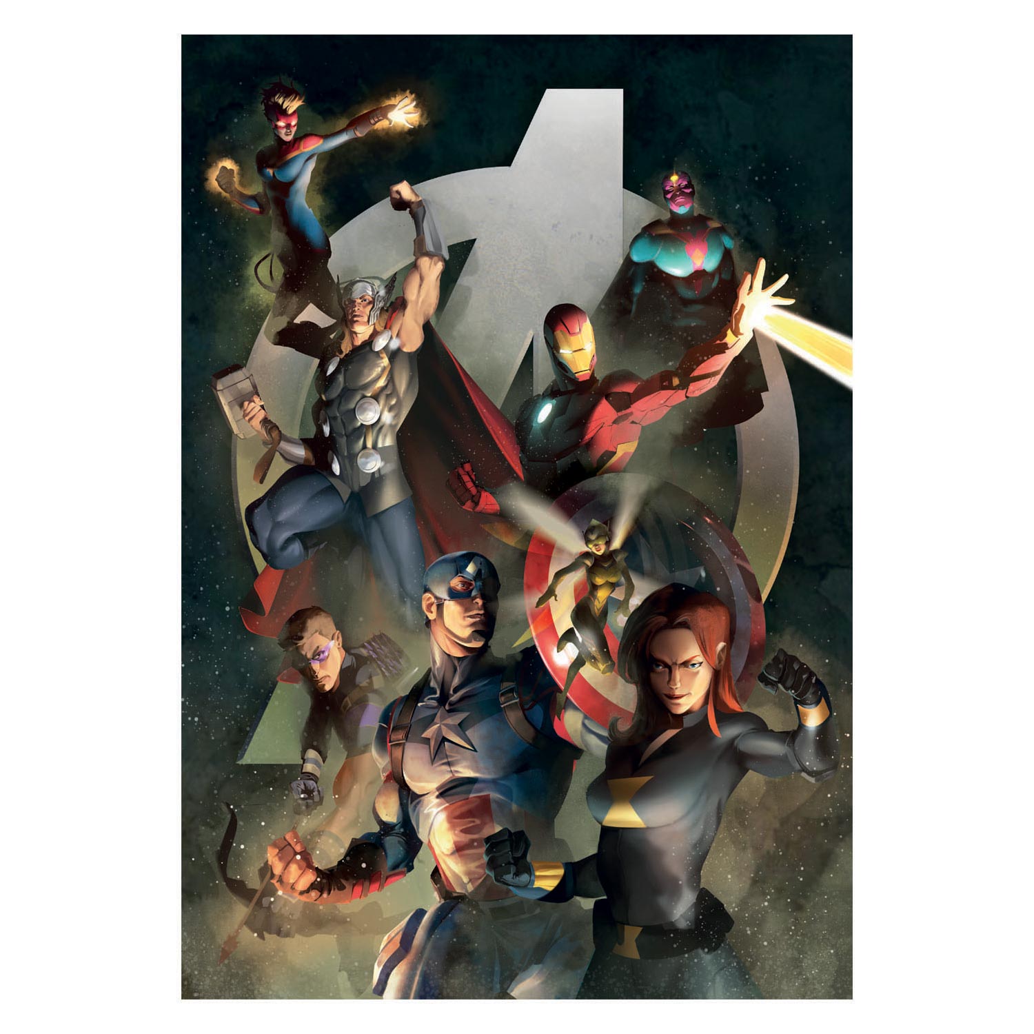 Clementoni Puzzle Disney 100 Jahre - Avengers, 1000 Teile.