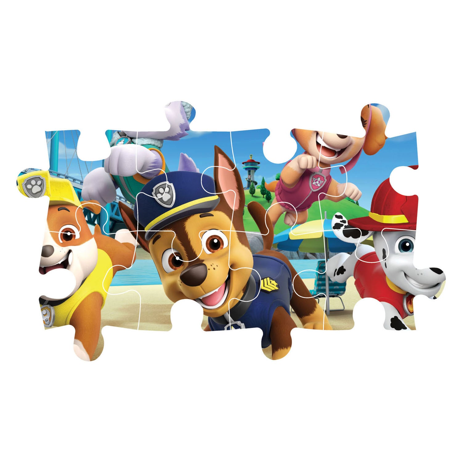 Clementoni Maxi-Legpuzzel Paw Patrol, 60er Jahre.