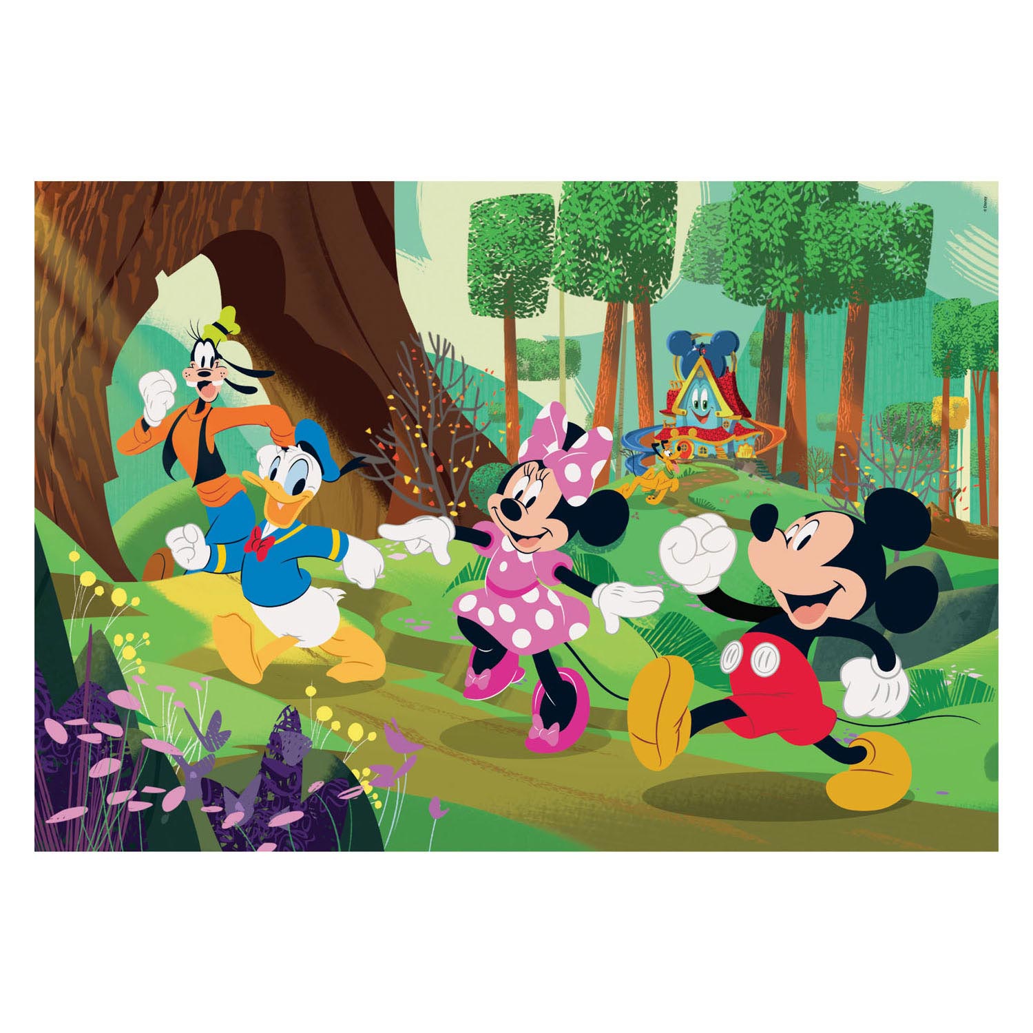 Clementoni Maxi-Puzzle Mickey und Freunde, 104 Teile.