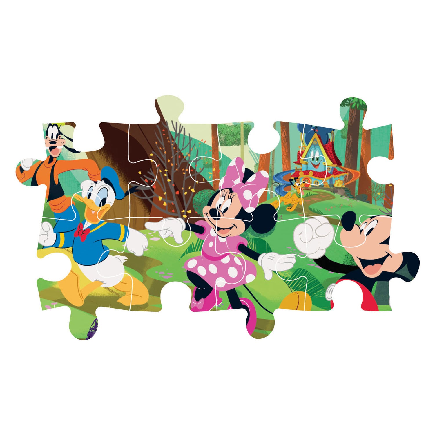 Clementoni Maxi-Puzzle Mickey und Freunde, 104 Teile.