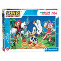 Clementoni legpuzzel - sonic, 104st.