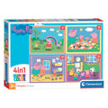 Clementoni peppa pig puzzel 4-in-1 2023