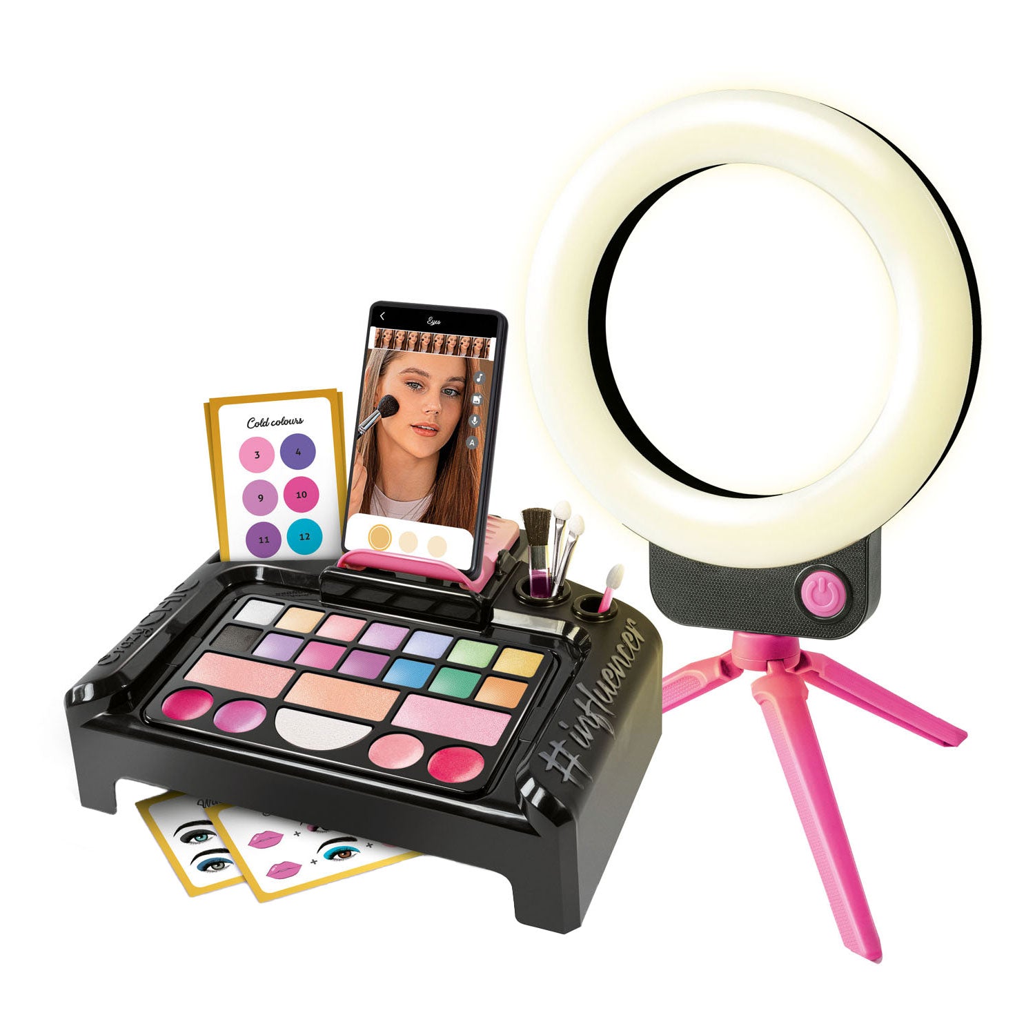 Clementoni verrücktes schickes Make-up-Studio + Licht