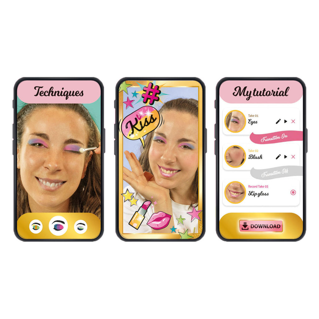 Clementoni verrücktes schickes Make-up-Studio + Licht