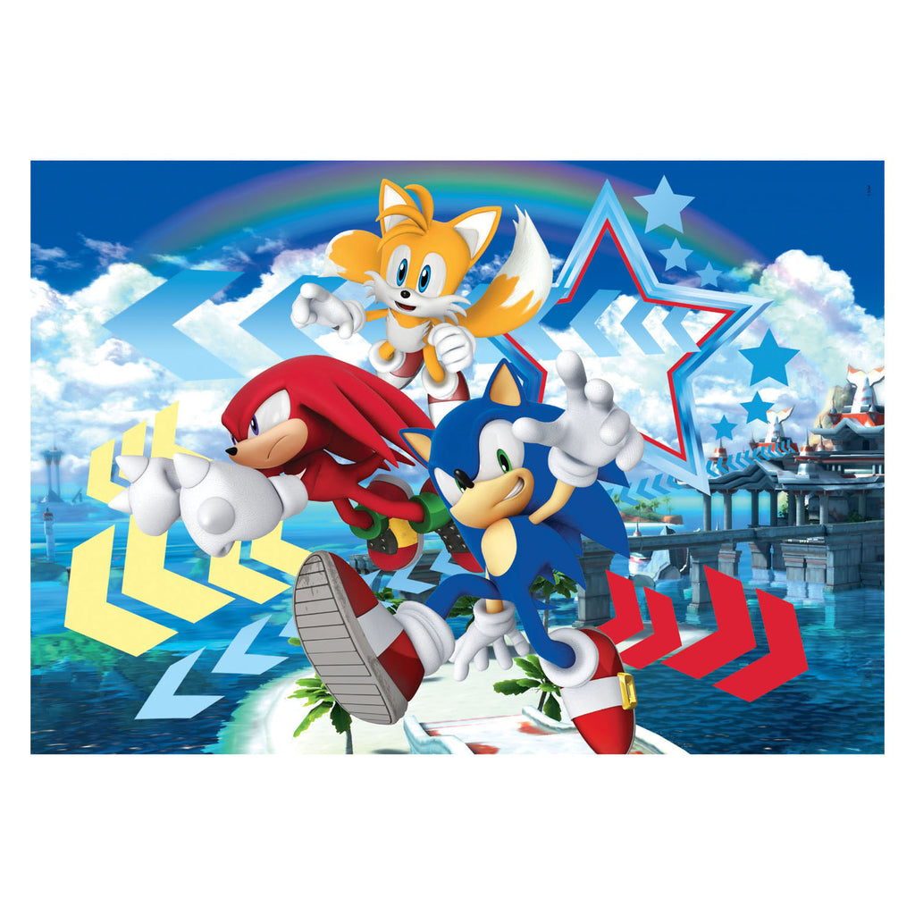 Clementoni Puzzle Super Sonic, 104 Steine.