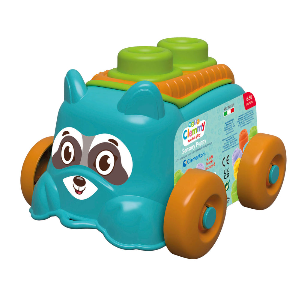 Clementoni Baby Soft Clemmy Bausteine ​​Eimer Hund
