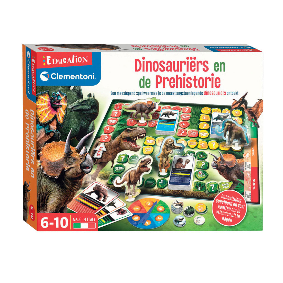 Clementoni Dinosaurier und Urgeschichte Brettspiel (nl)