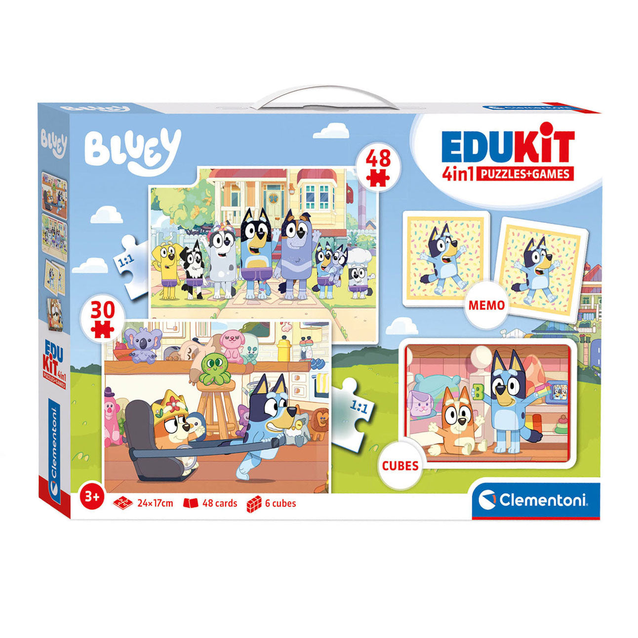 Clementoni Edukit 4 in 1 Bluey