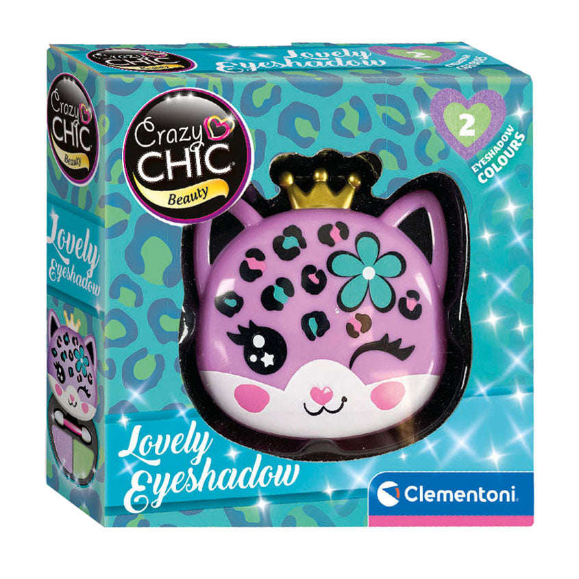 Clementoni Crazy Chic Lidschatten im Leoparden-Make-up-Etui