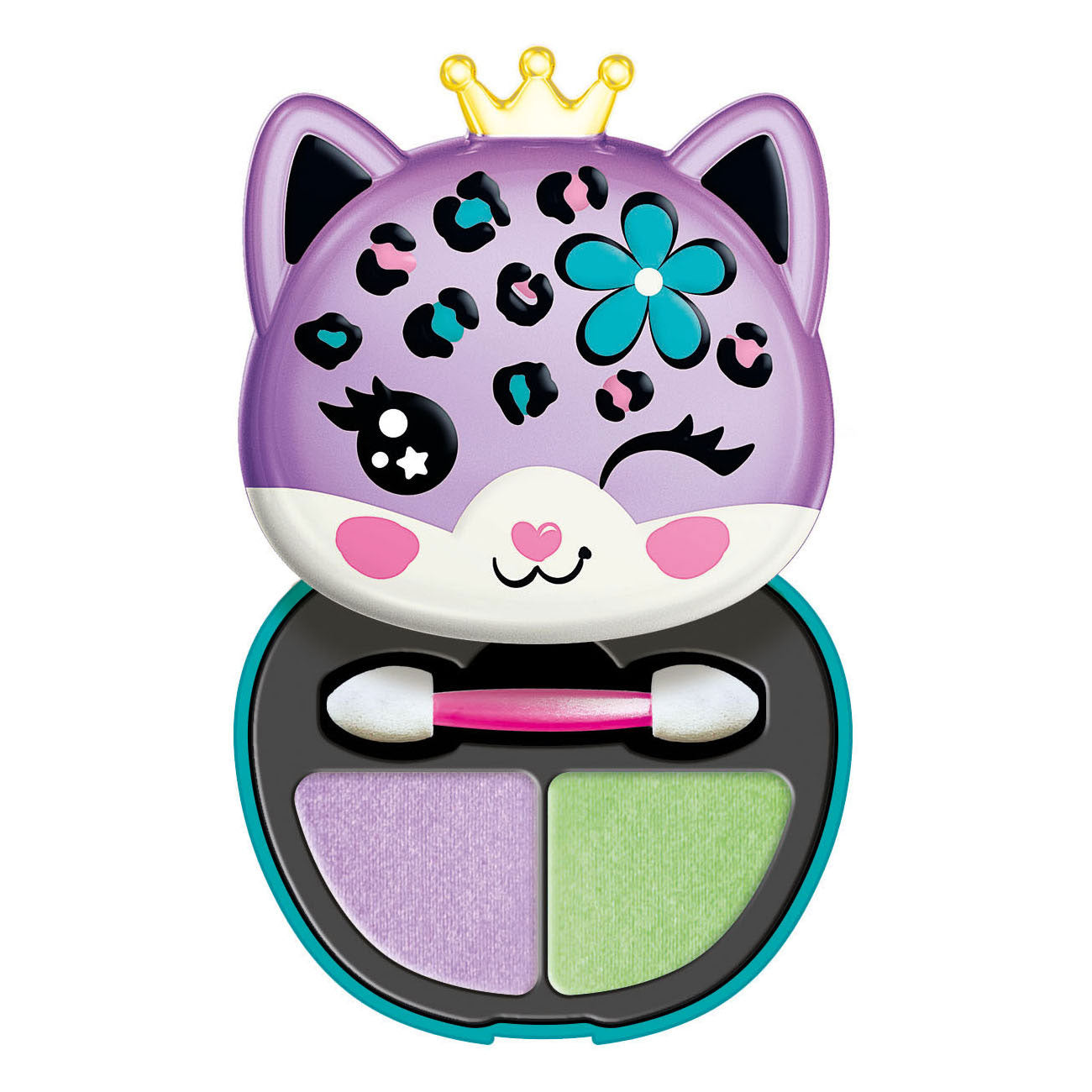 Clementoni Crazy Chic Lidschatten im Leoparden-Make-up-Etui