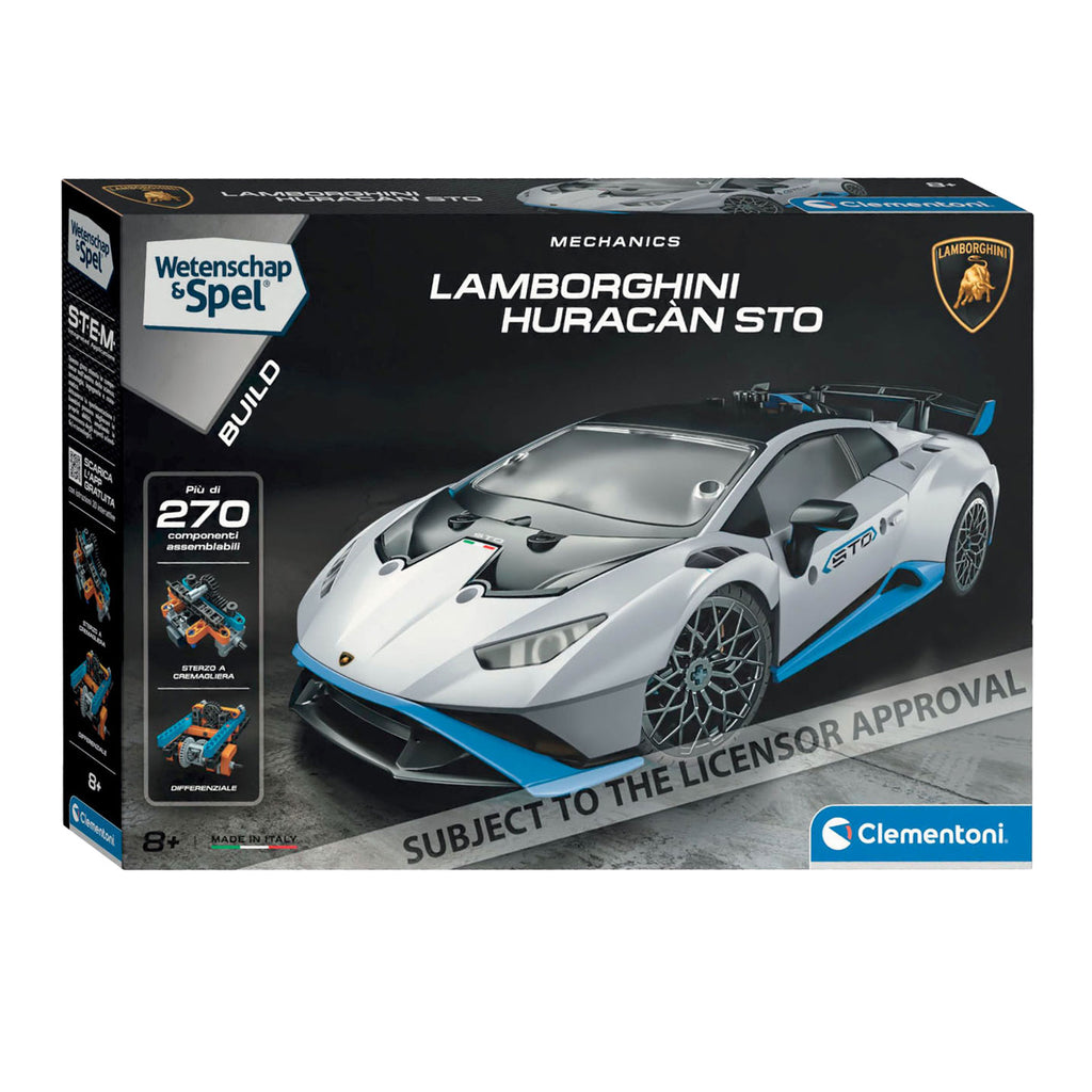Clementoni wetenschap en spel - Mechanik Lamborghini Huracan Sto Bouwset - 270dlg.