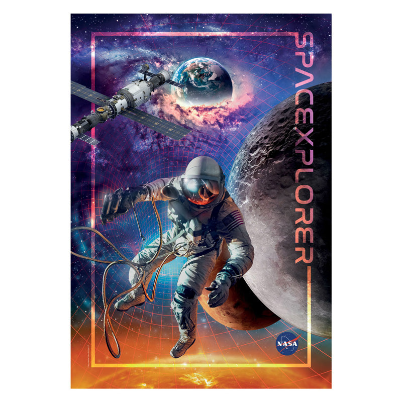 Clementoni Puzzle Weltraumforscher, 1000 Teile.