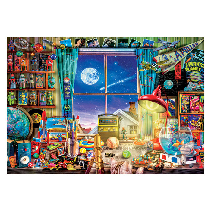 Clementoni - puzzel - 500 stukjes - to the moon - puzzel voor volwassenen