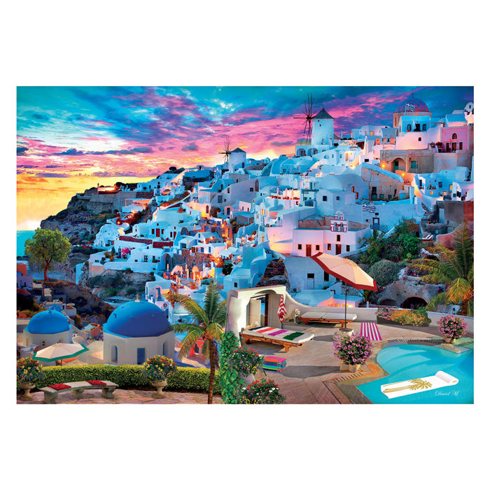 Clementoni Puzzle Griechenland-Ansicht, 500 Teile.