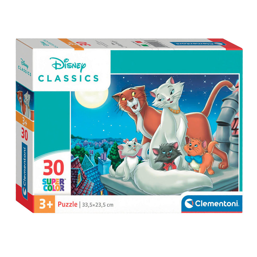 Clementoni Puzzle Super Color Disney Tiere, 30 Teile.