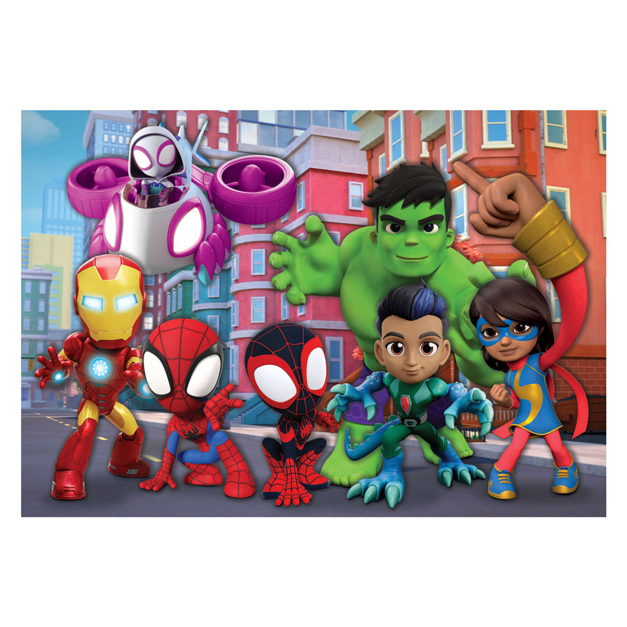 Clementoni Legpuzzel Super Color Maxi Spidey, 24.
