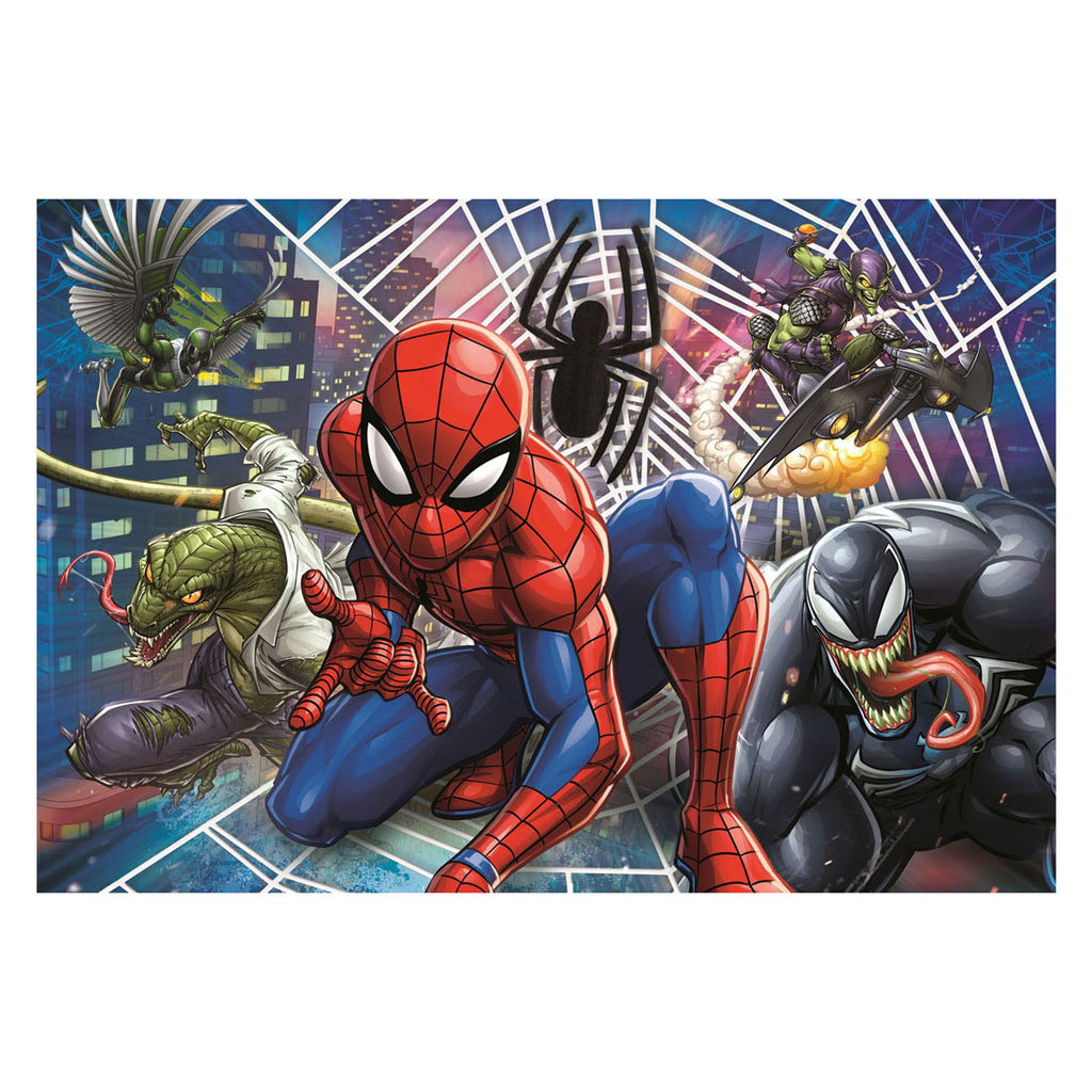 Clementoni Legpuzzel Super Color Maxi Spiderman, 60er Jahre.