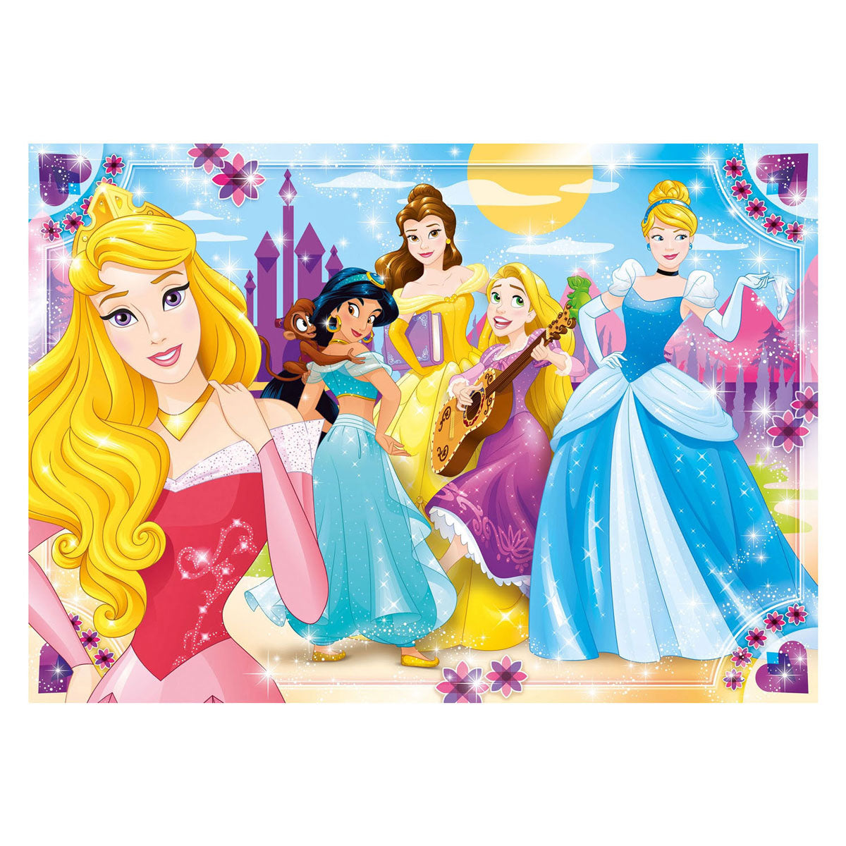 Clementoni Legpuzzel Super Color Maxi Disney Princess, 104.