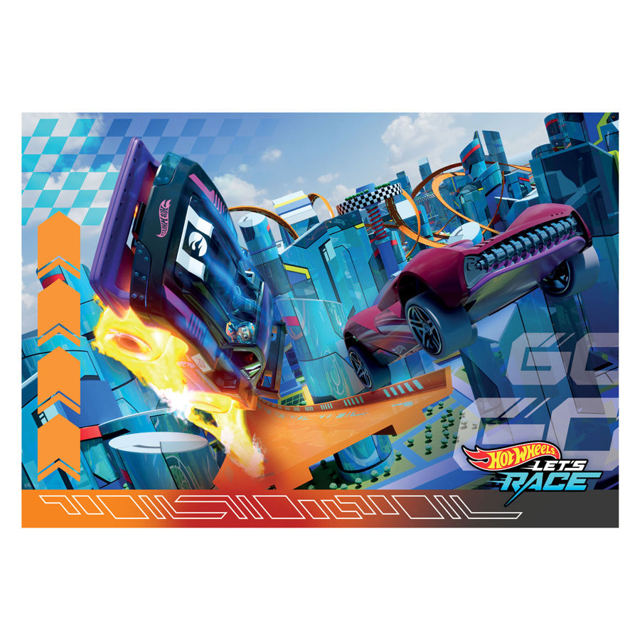Clementoni Puzzle Super Color Hot Wheels, 2x60 Teile.