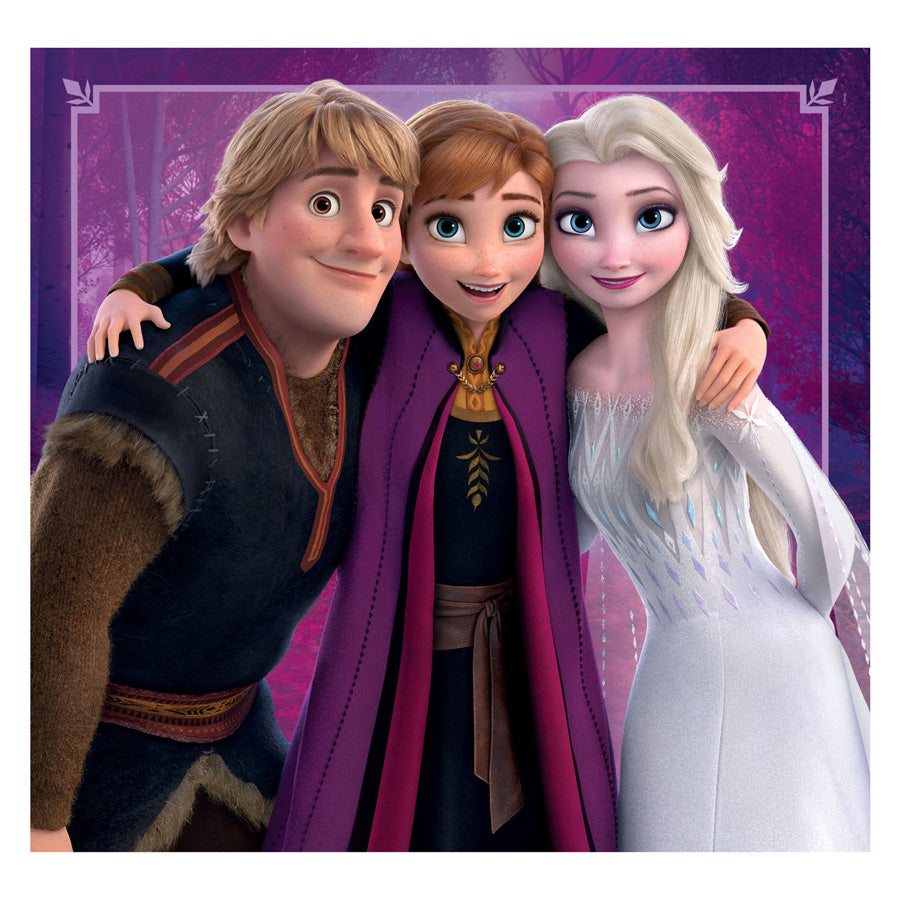 Disney Clementoni Puzzle Super Color Square Frozen, 3x48st.