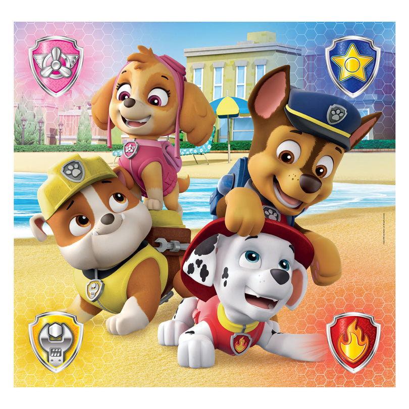 Clementoni Legpuzzel Super Color Square Paw Patrol, 3x48st.