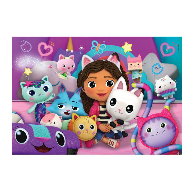 Clementoni Puzzle Super Color Gabby's Puppenhaus, 60 Teile.