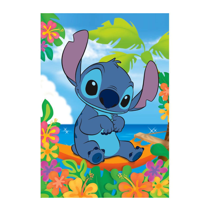 Clementoni - puzzel - 104 stukjes - disney stitch - puzzel voor kinderen