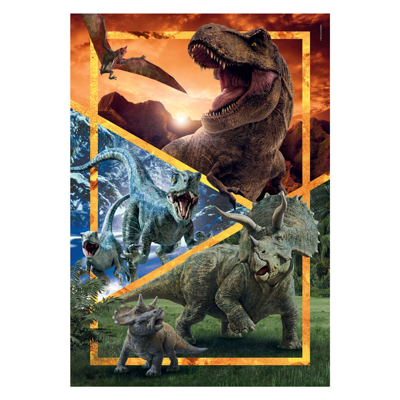 Clementoni Super Color Jurassic World Puzzle, 104 Teile.