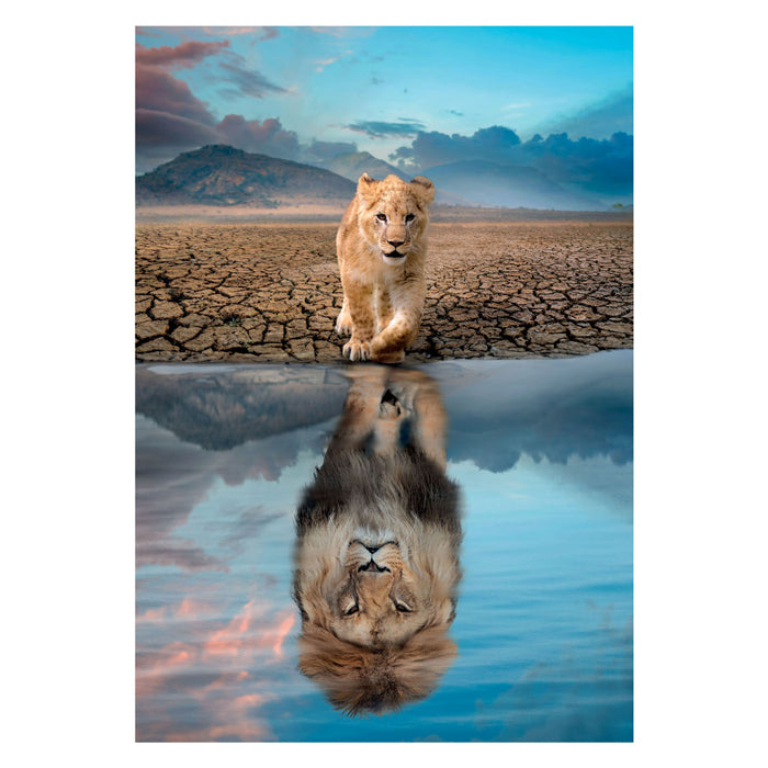 Clementoni Puzzle Super Color Selbstreflexion, 300 Teile.