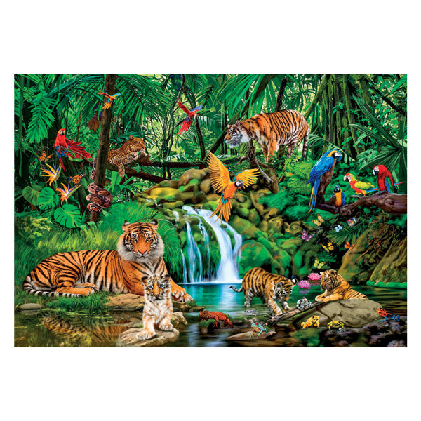 Clementoni Super Color Puzzle Dschungel-Refugium, 300 Teile.