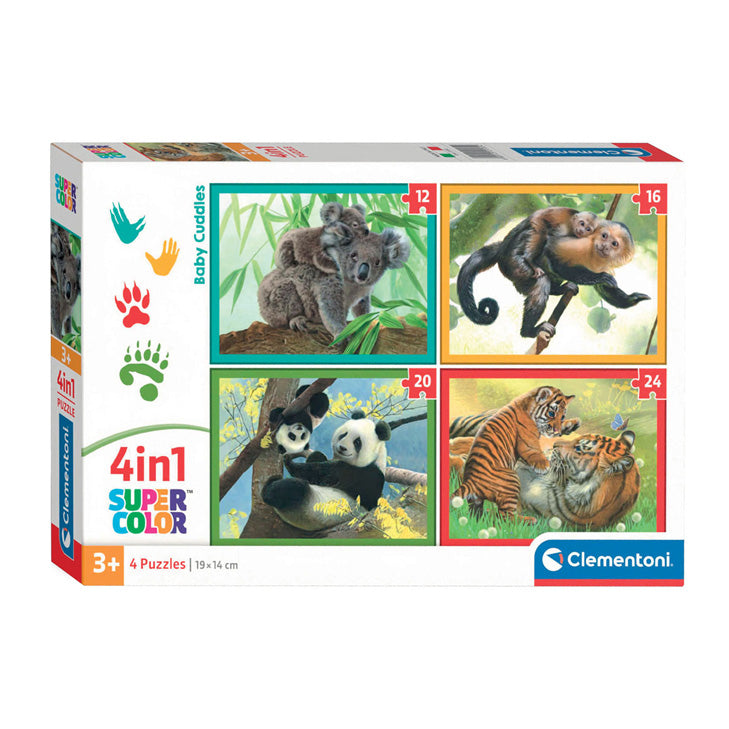 Clementoni 4-in-1 Babykuschelpuzzle