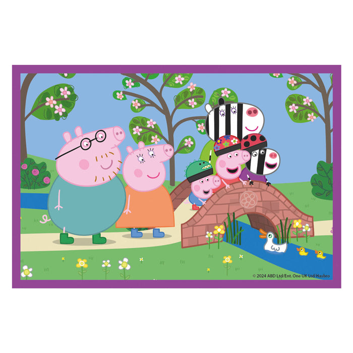 Clementoni Blockpuzzle Peppa Pig, 6-teilig.