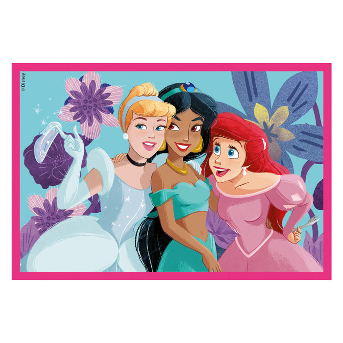 Clementoni Blockpuzzle Disney Prinzessin, 6-teilig.