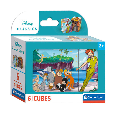 Clementoni Blockpuzzle Disney-Klassiker, 6-teilig.