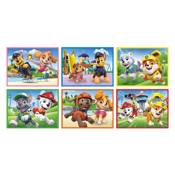 Clementoni - 12 blokken puzzel - paw patrol - 6 afbeeldingen - vanaf 3 jaar
