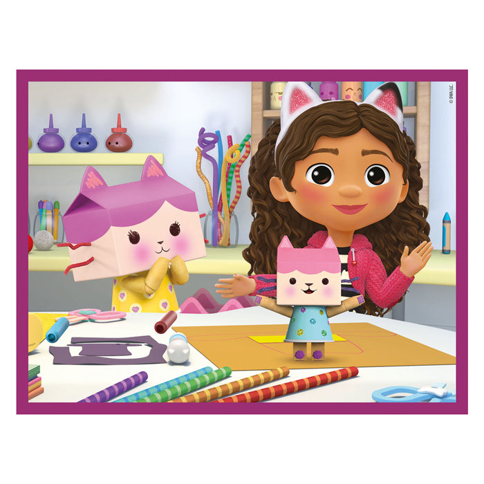 Clementoni Blockpuzzle Gabbys Puppenhaus, 12 Teile.