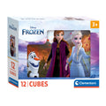 Clementoni Blockpuzzle Frozen, 12 Teile.