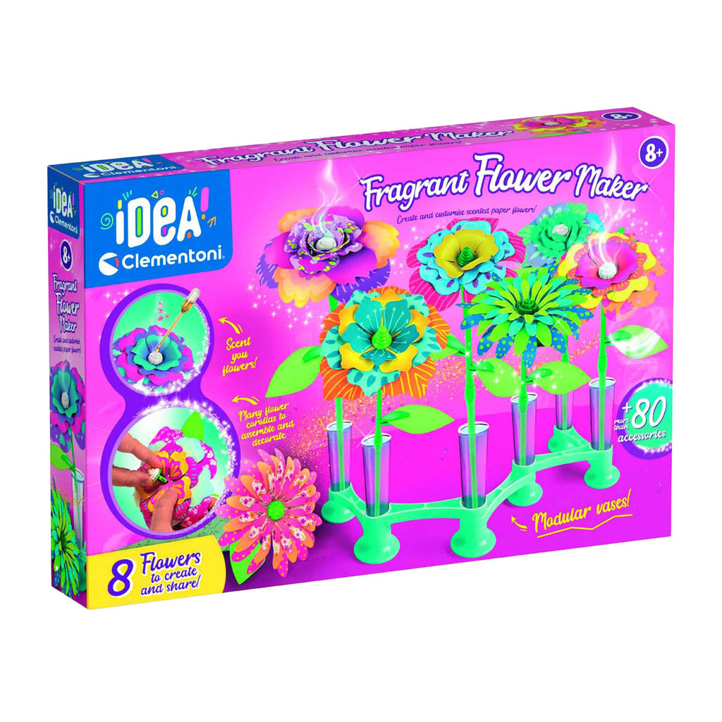 Clementoni Idea Duftblumen-Bastelset, 8 Blüten