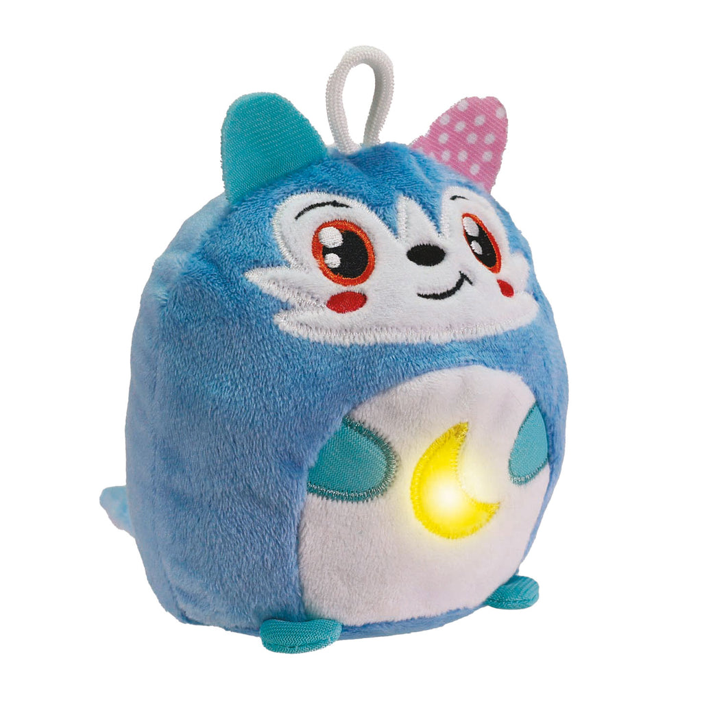 Clementoni Baby Twinkle Winkle Little Wolf blaues Kuscheltier Nachtlicht