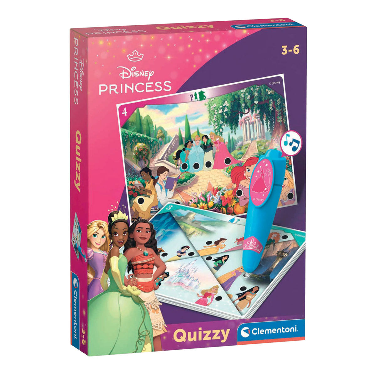 Clementoni Disney-Prinzessinnen-Quizspiel
