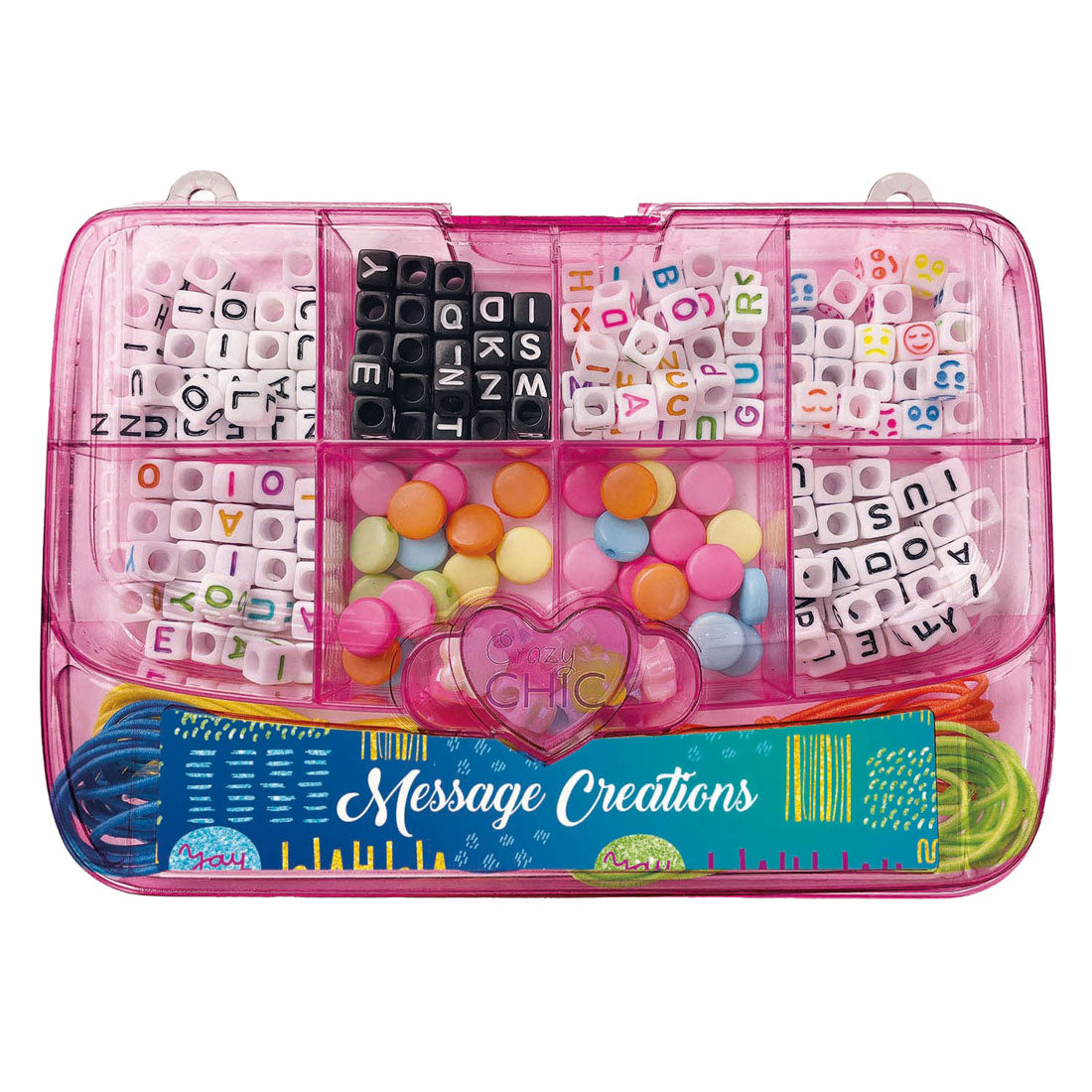 Clementoni Crazy Chic Schmuckperlen-Set in rosa Aufbewahrungsbox