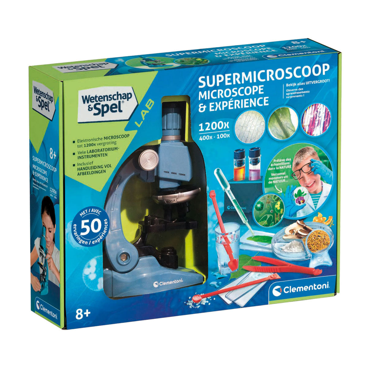 Clementoni wetenschap en spel - super microscoop