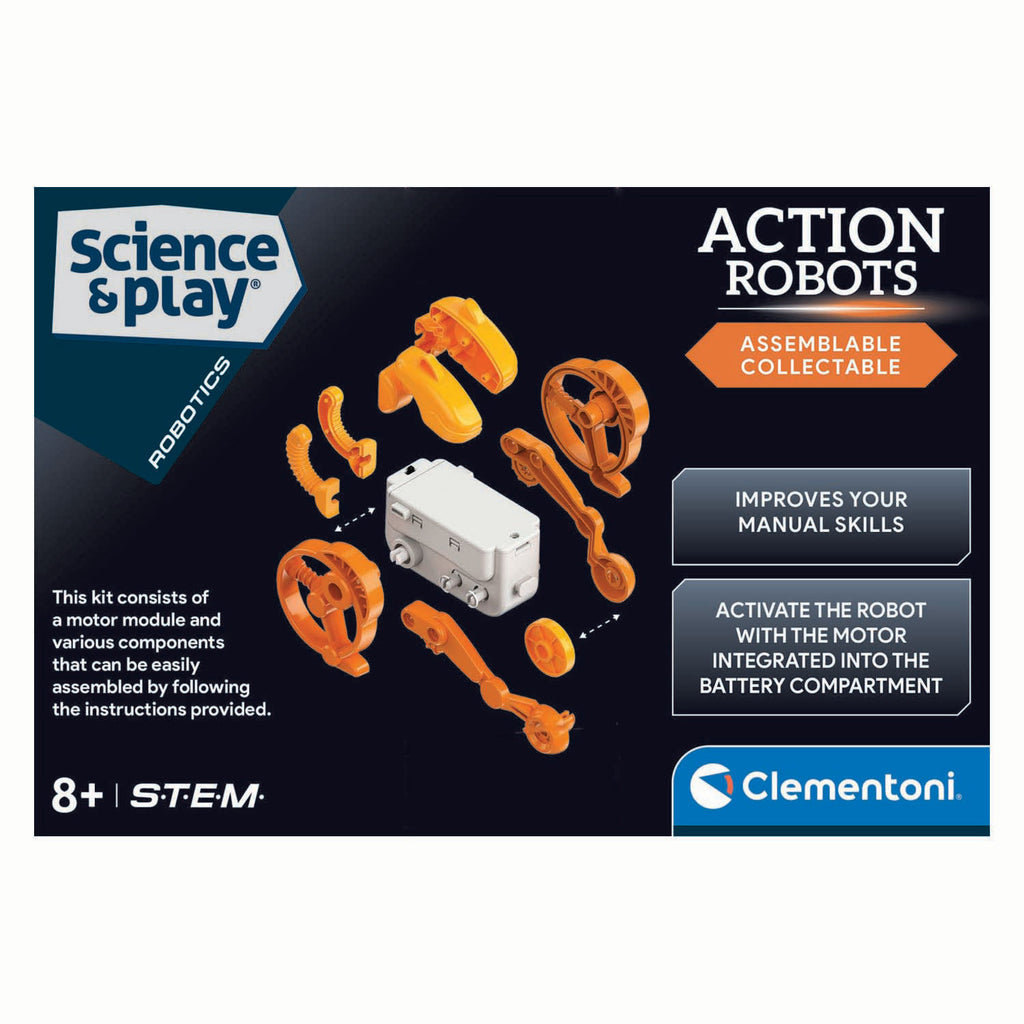 Clementoni - runner robot - science play - stem speelgoed - bouwpakket - vanaf 8 jaar