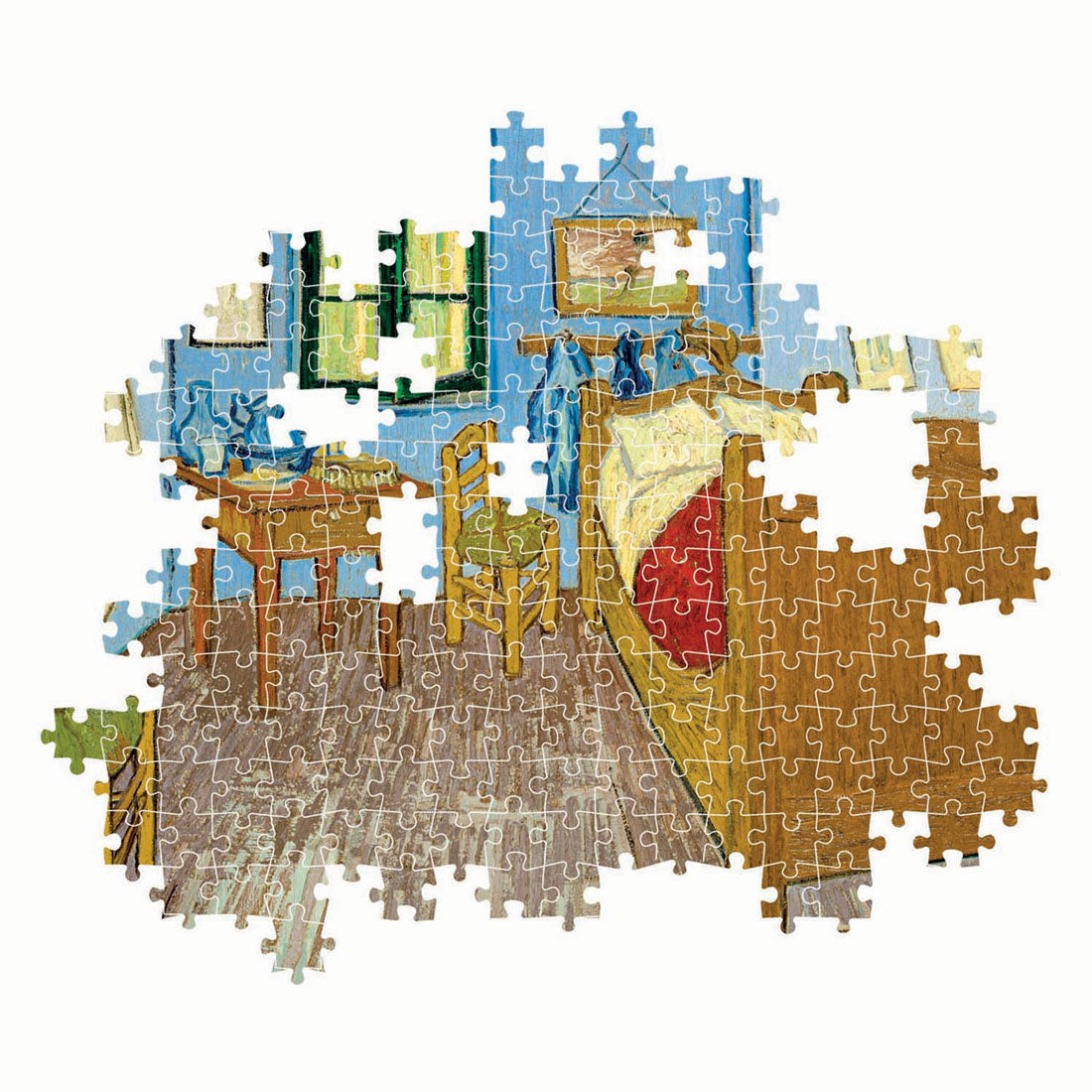 Clementoni Puzzle-Kunstwerke Schlafzimmer, 1000 Teile.