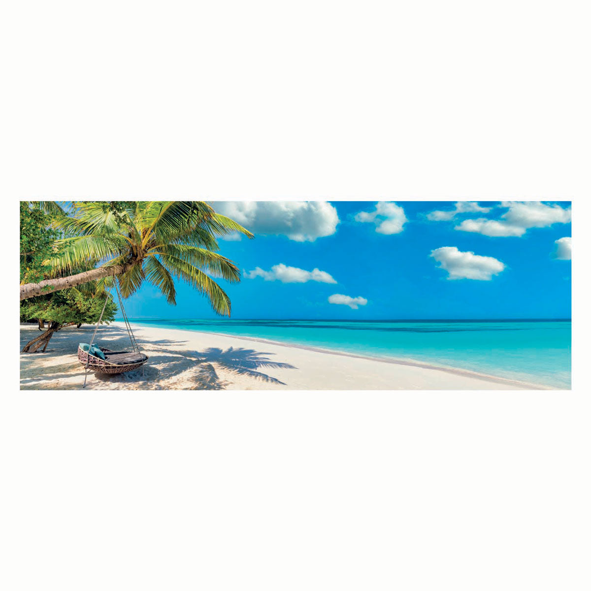 Clementoni Panorama-Puzzle Schaukel am Meer, 1000 Teile.