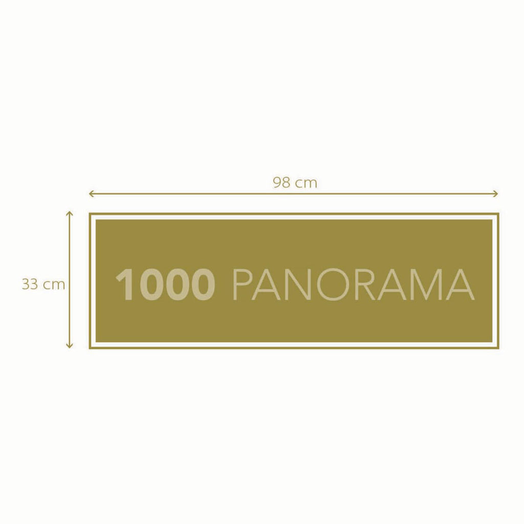 Clementoni Panorama-Puzzle Schaukel am Meer, 1000 Teile.