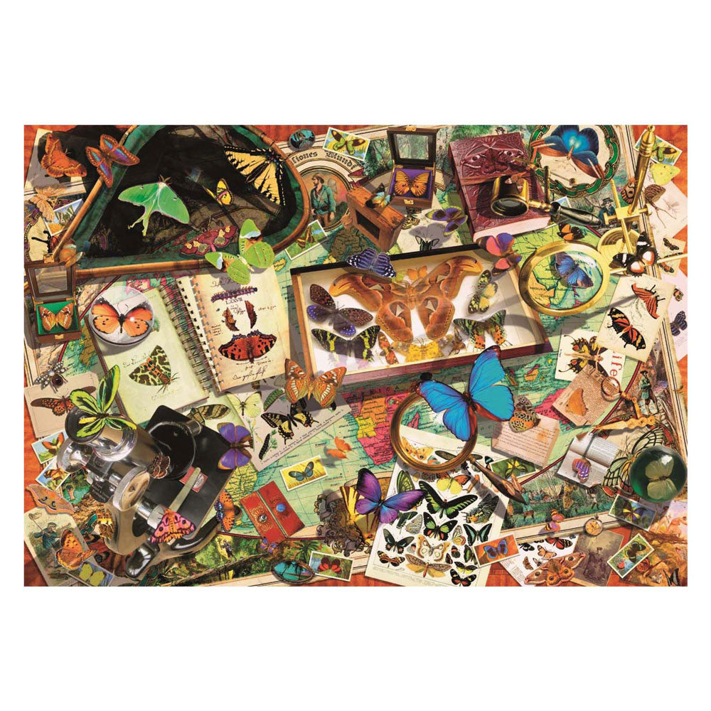 Clementoni Puzzle Schmetterlingssammler, 500 Teile.