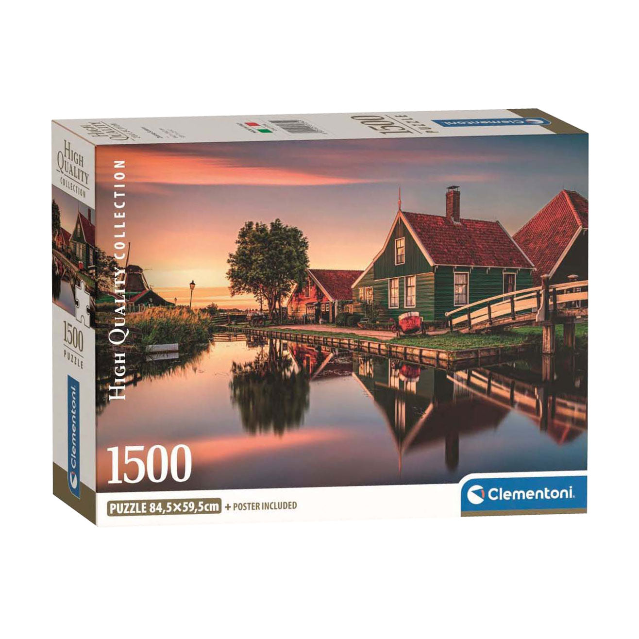 Clementoni-Puzzle Zaanse Schans, 1500.