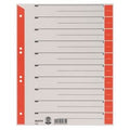 Tabbladen leitz 230 g m² rood